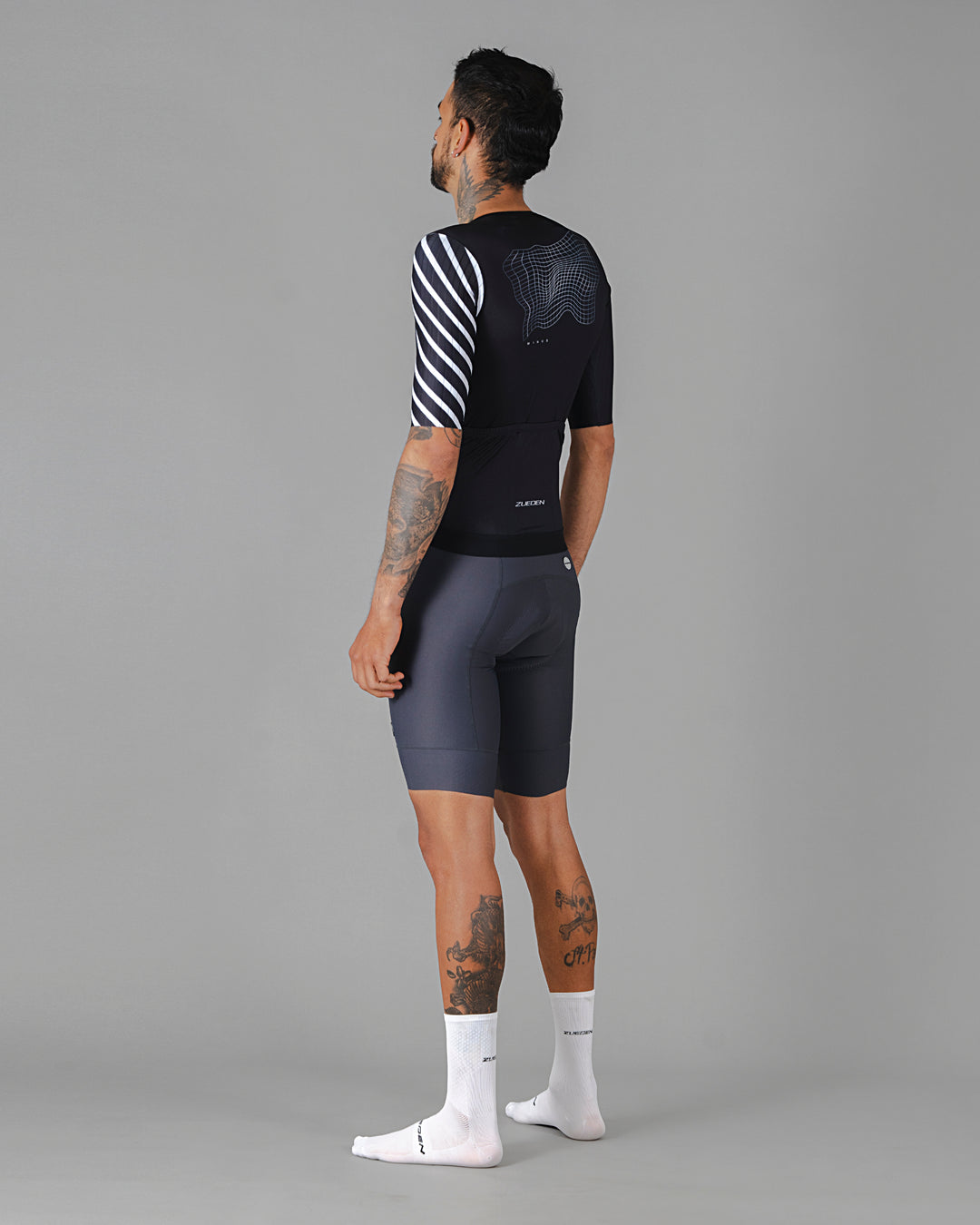Jersey de Ciclismo Hombre Manga Corta Minus Black