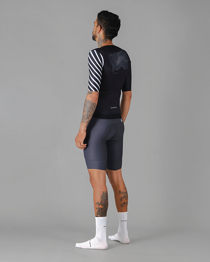 Jersey de Ciclismo Hombre Manga Corta Minus Black