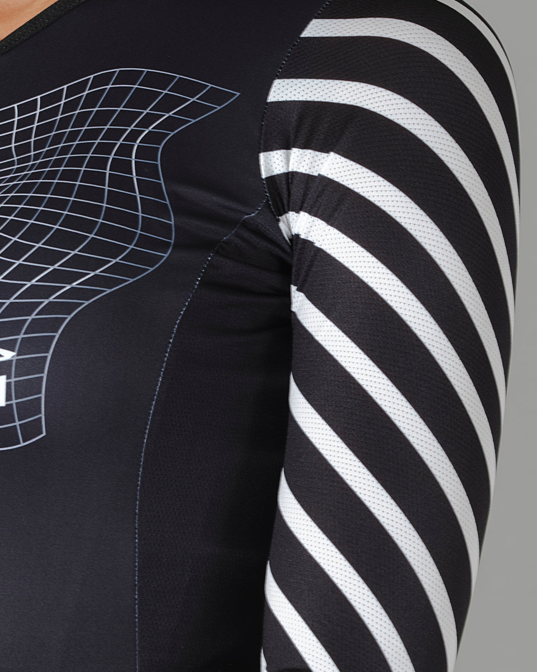 Jersey de Ciclismo Mujer Manga Larga Minus Black