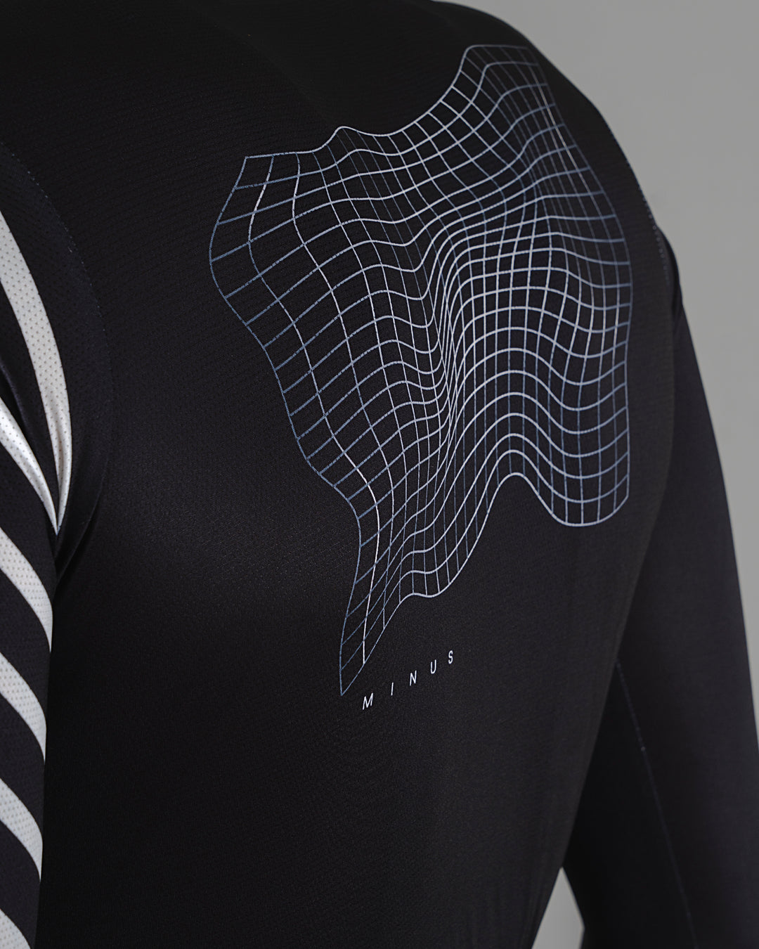 Jersey de Ciclismo Hombre Manga Larga Minus Black
