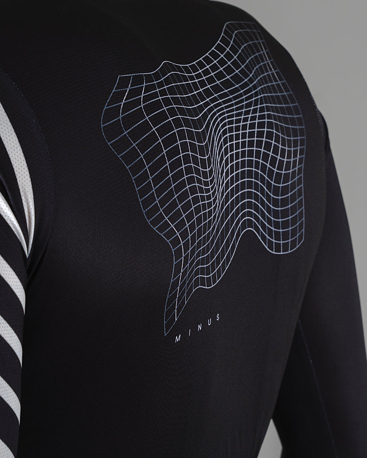 Jersey de Ciclismo Hombre Manga Larga Minus Black