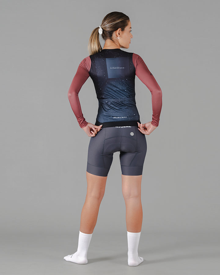 Jersey de Ciclismo Mujer Manga Larga Atmosphere