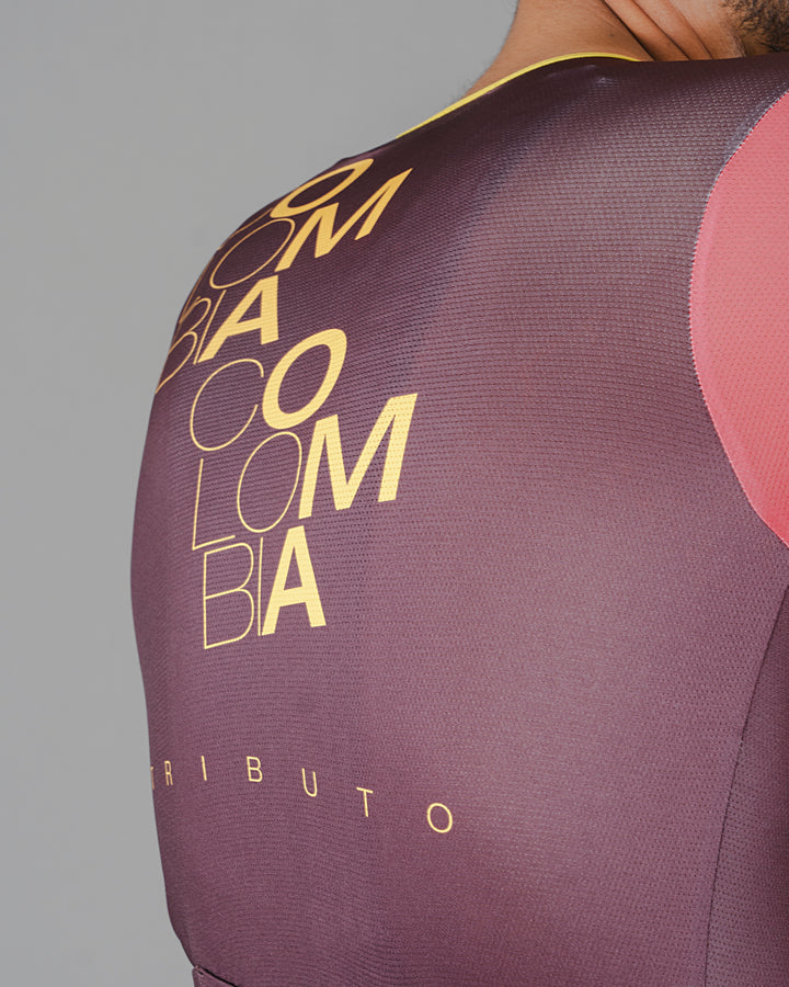 Jersey de Ciclismo Hombre Manga Larga Colombia Tributo