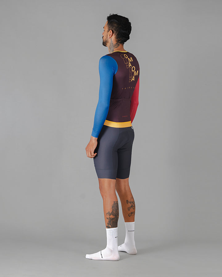 Jersey de Ciclismo Hombre Manga Larga Colombia Tributo