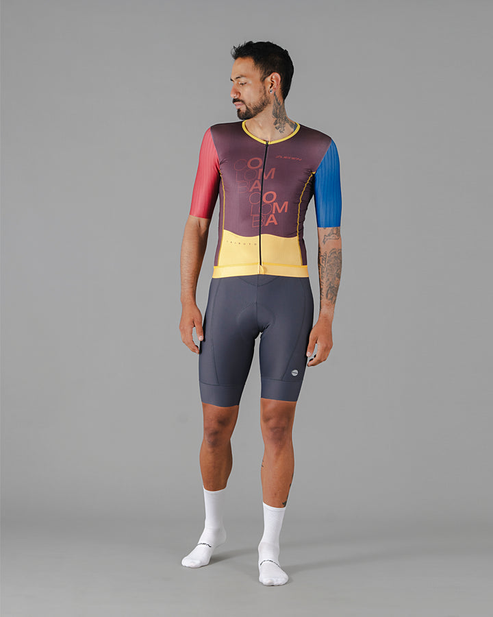 Jersey de Ciclismo Hombre Manga Corta Colombia Tributo