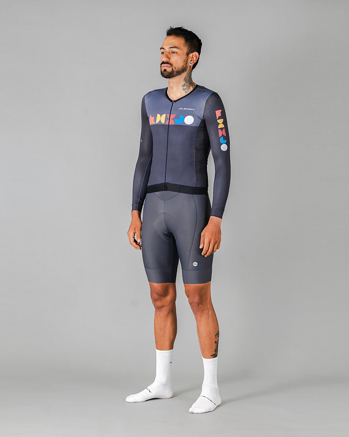 Jersey de Ciclismo Hombre Manga Larga Bauhaus