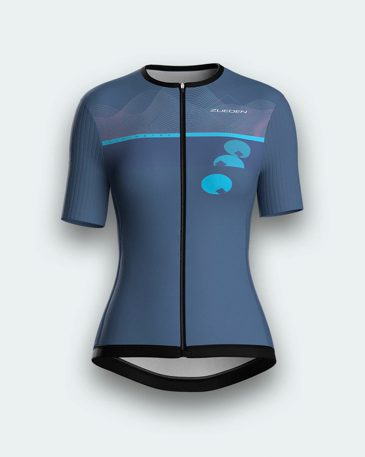Jersey de Ciclismo Mujer Manga Corta Altimetry
