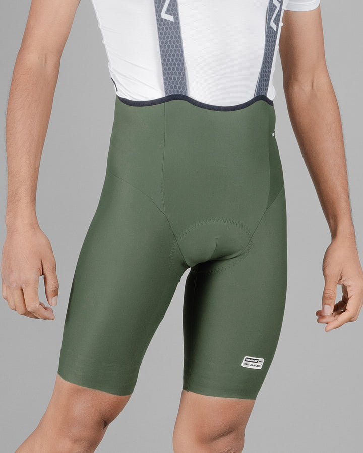 Pantaloneta Ciclismo Hombre Compact SLT Green Camo