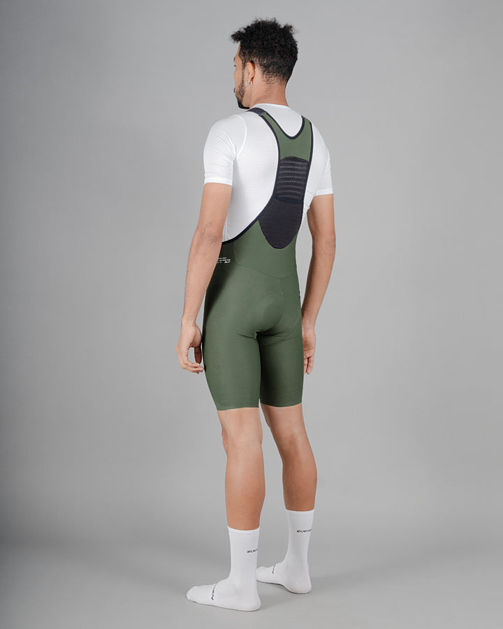 Pantaloneta Ciclismo Hombre Compact SLT Green Camo