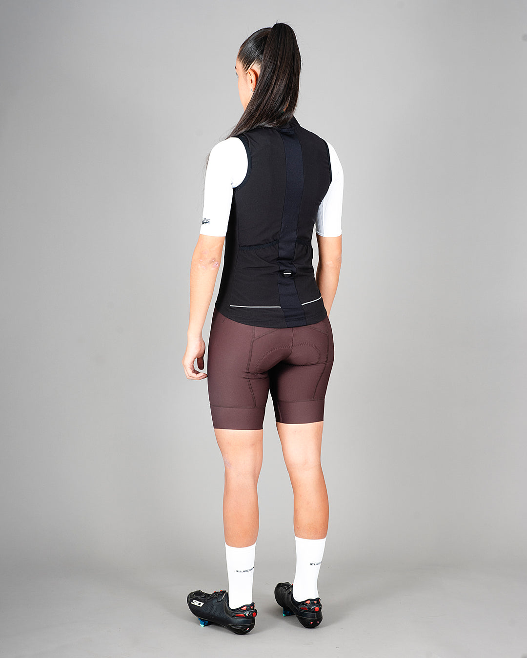 Chaleco Ciclismo Dama Negro Cyclone