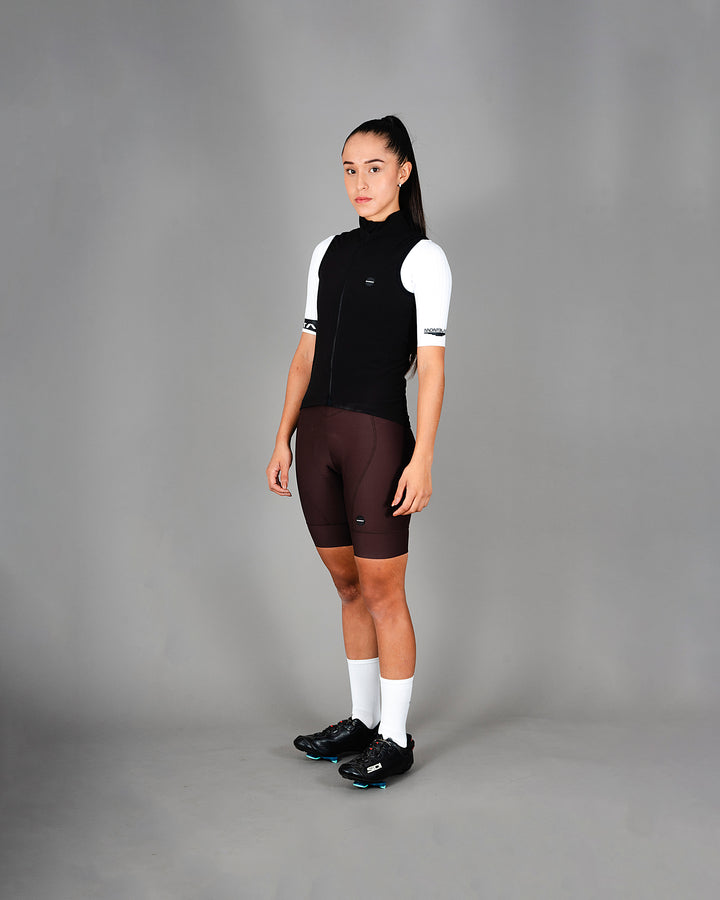 Chaleco Ciclismo Dama Negro Cyclone