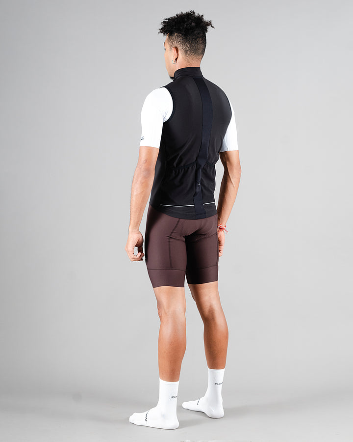Chaleco Ciclismo Hombre Negro Cyclone