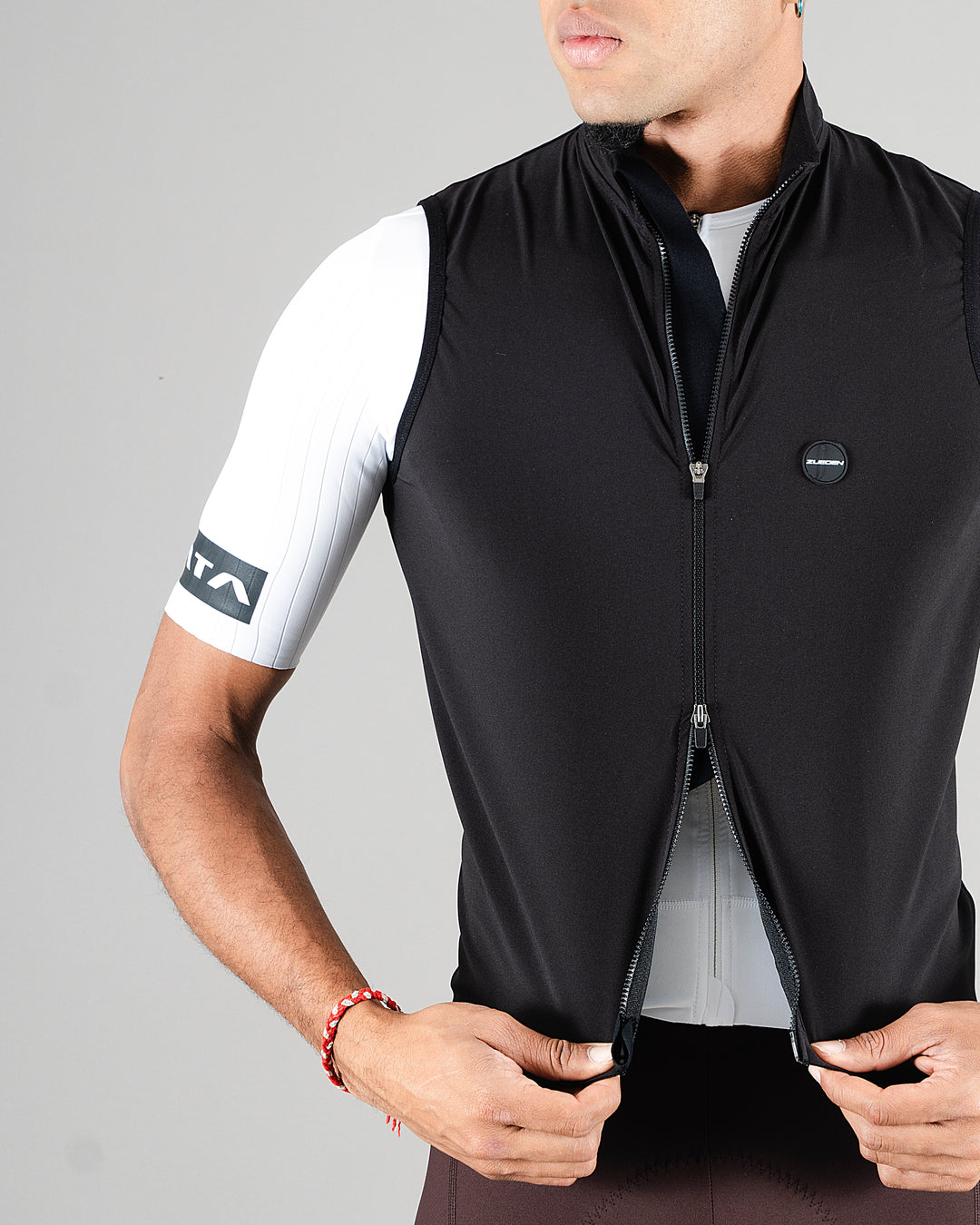 Chaleco Ciclismo Hombre Negro Cyclone