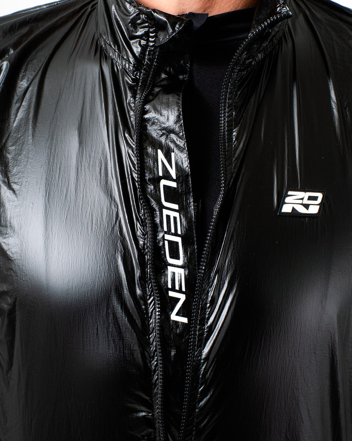 Chaqueta Ciclismo impermeable Hombre Vanta Negro