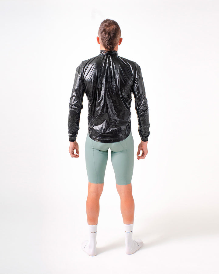 Chaqueta Ciclismo impermeable Hombre Vanta Negro