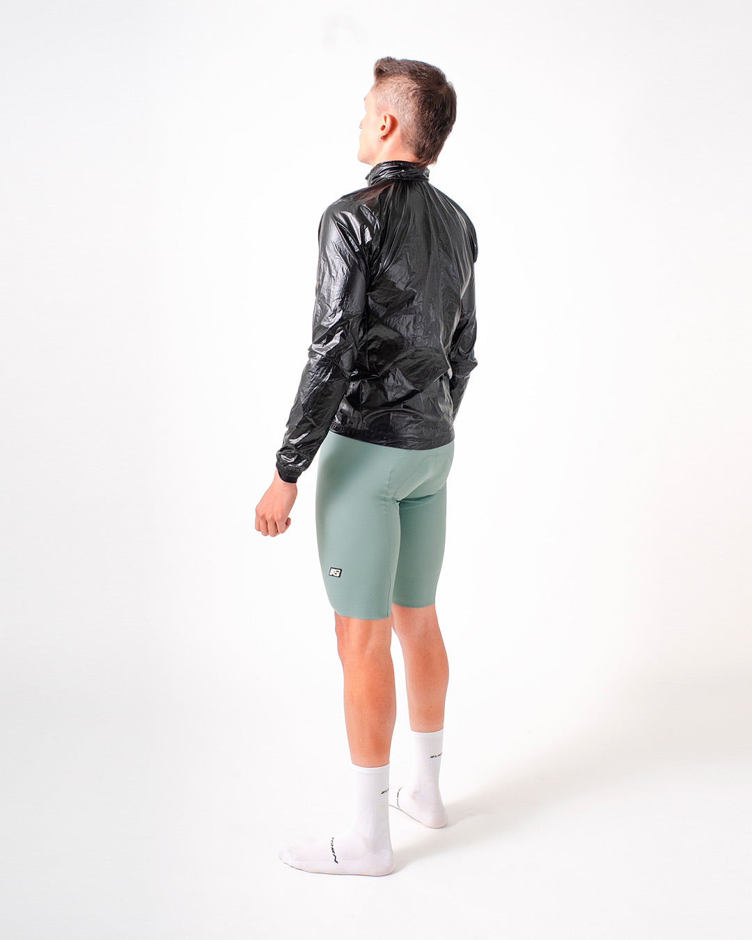 Chaqueta Ciclismo impermeable Hombre Vanta Negro