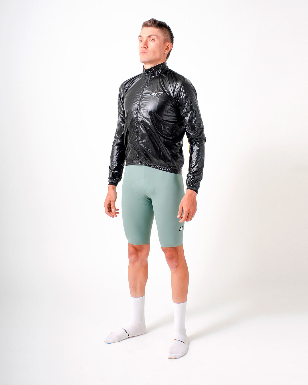 Chaqueta Ciclismo impermeable Hombre Vanta Negro