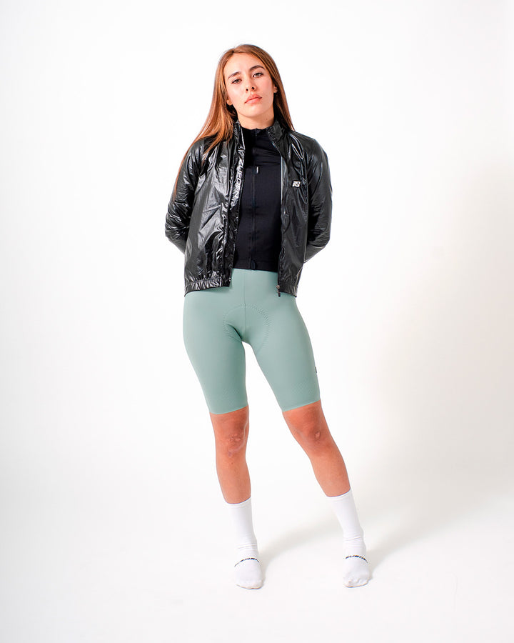 Chaqueta Impermeable Mujer Vanta Negra