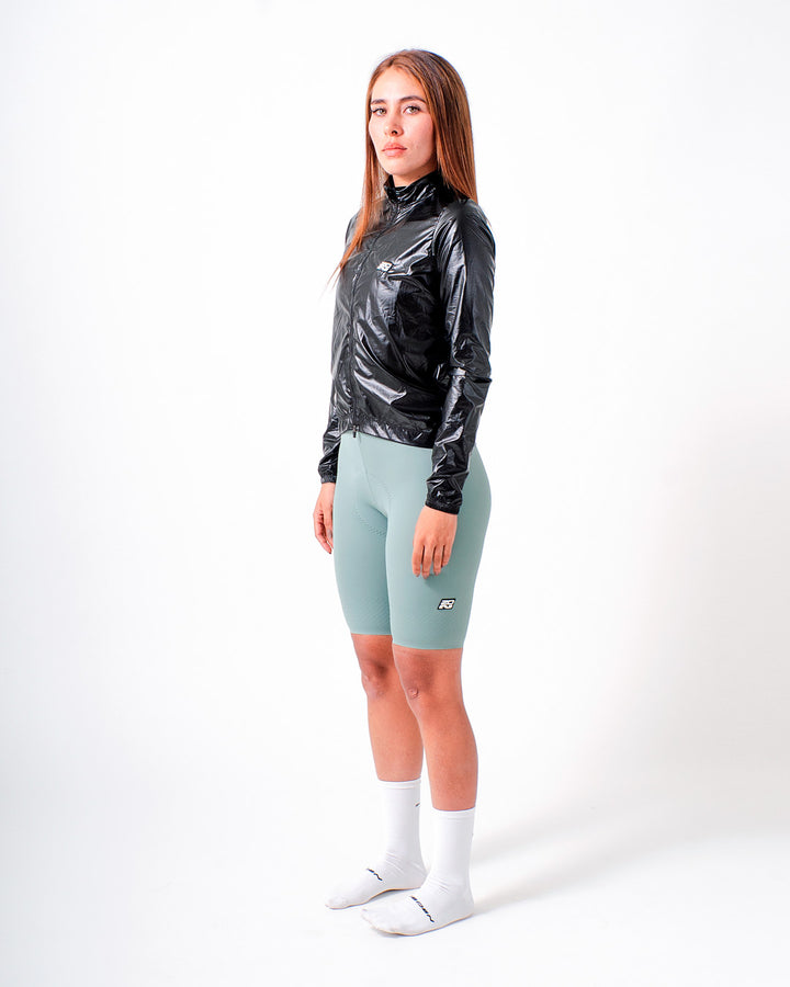 Chaqueta Impermeable Mujer Vanta Negra