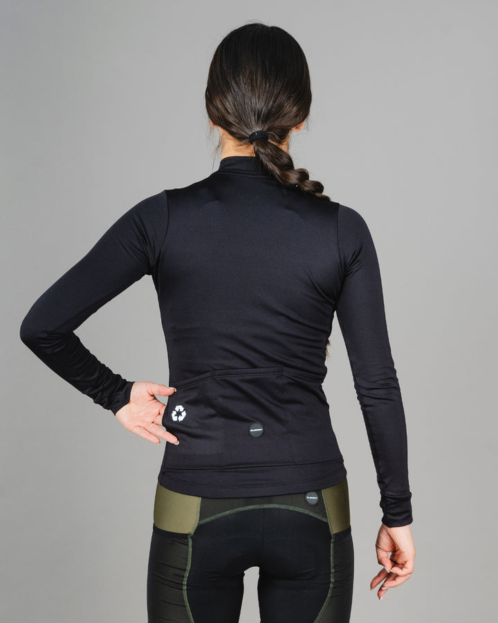 Chaqueta Ciclismo Térmica Basic Negro Dama