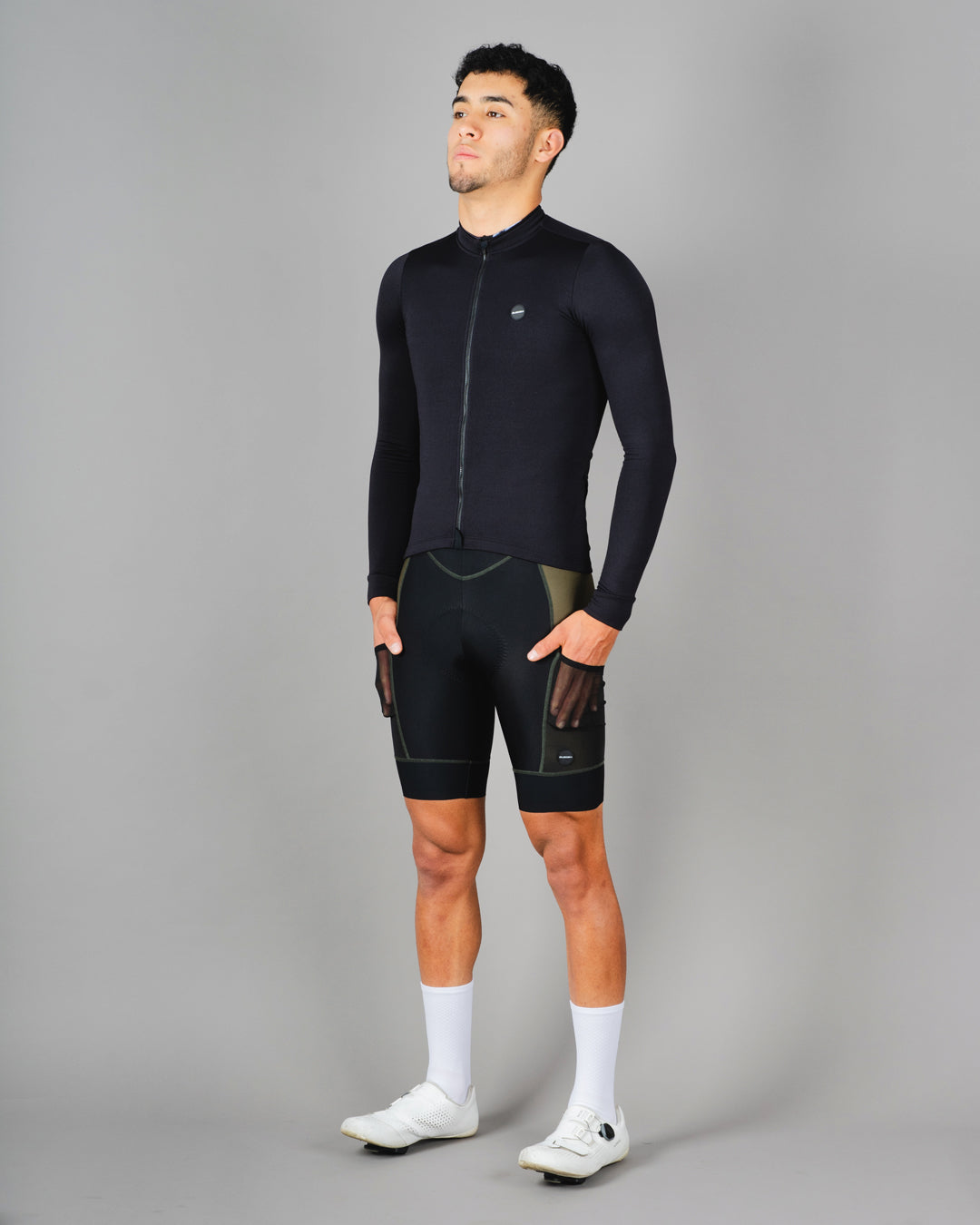 Chaqueta Ciclismo Térmica Basic Negro Hombre