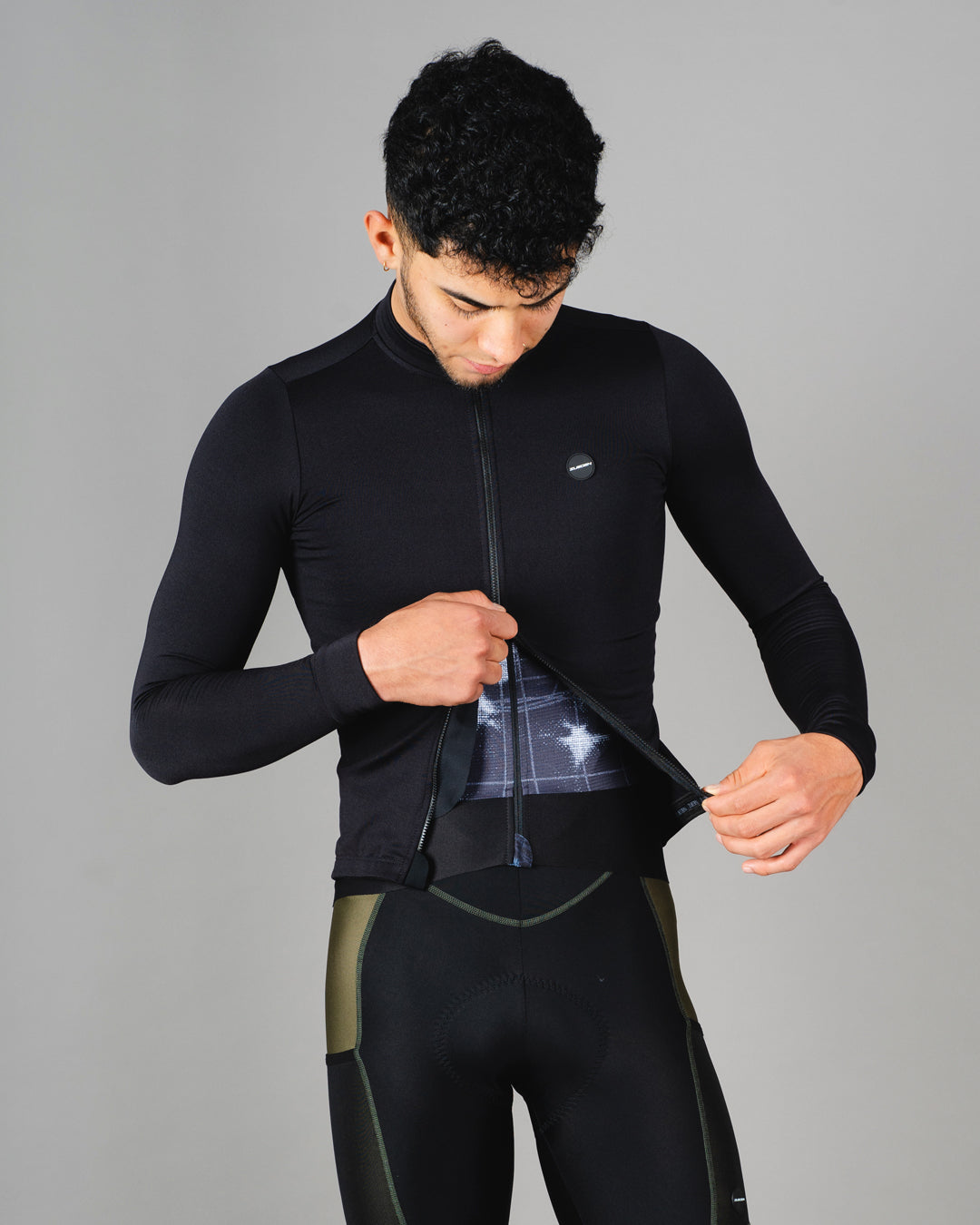 Chaqueta Ciclismo Térmica Basic Negro Hombre
