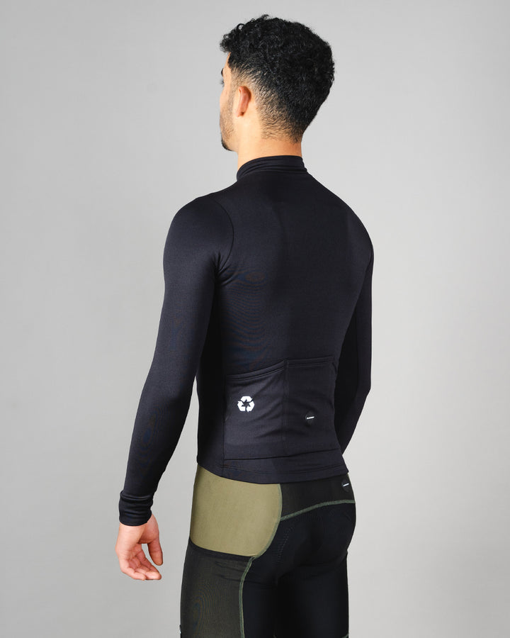 Chaqueta Ciclismo Térmica Basic Negro Hombre