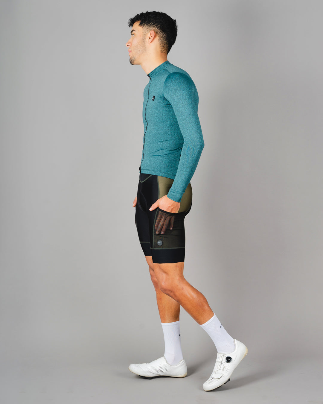 Chaqueta Ciclismo Térmica Basic Verde Hombre