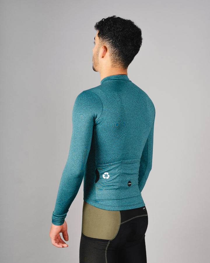 Chaqueta Ciclismo Térmica Basic Verde Hombre
