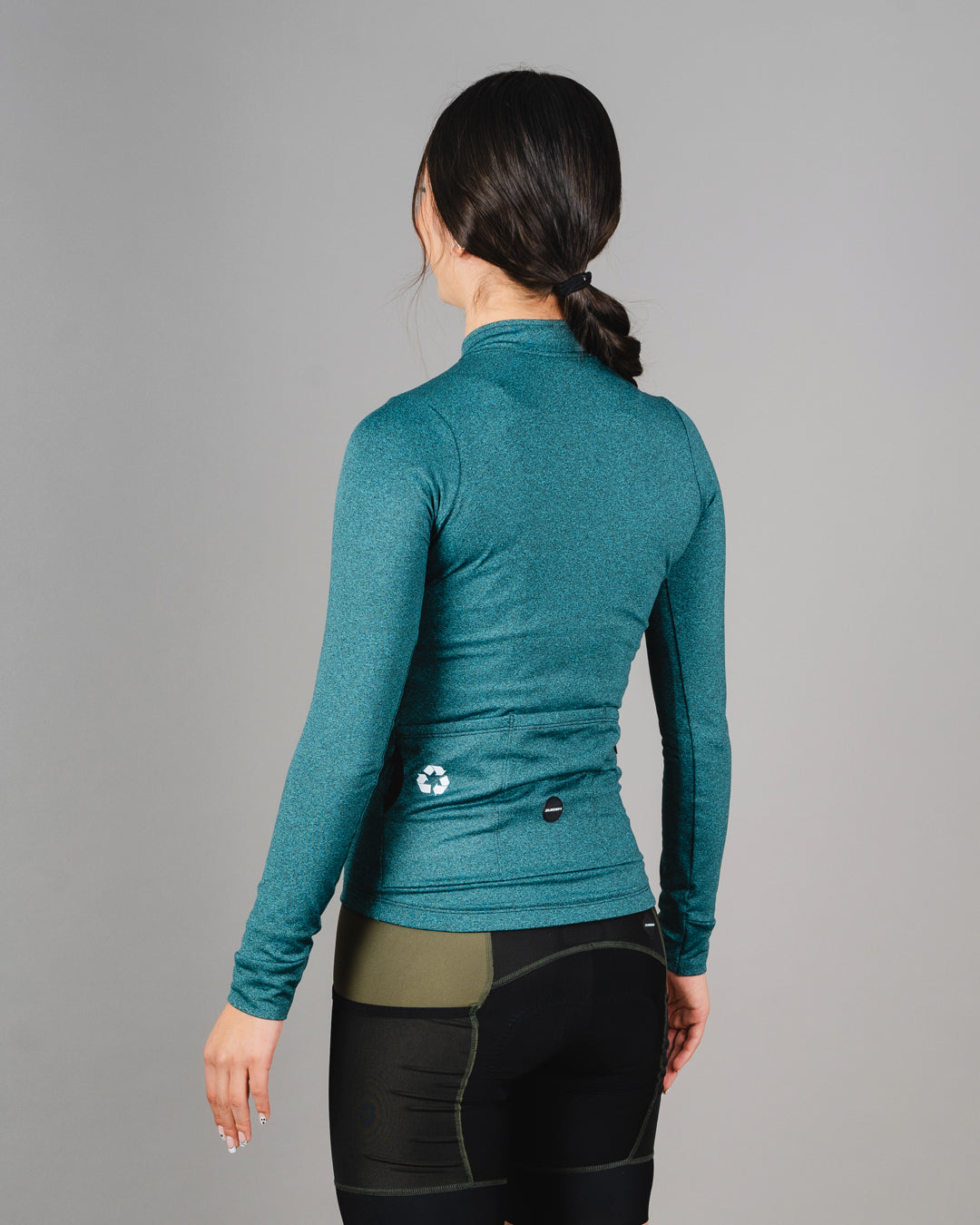 Chaqueta Ciclismo Térmica Basic Verde Dama