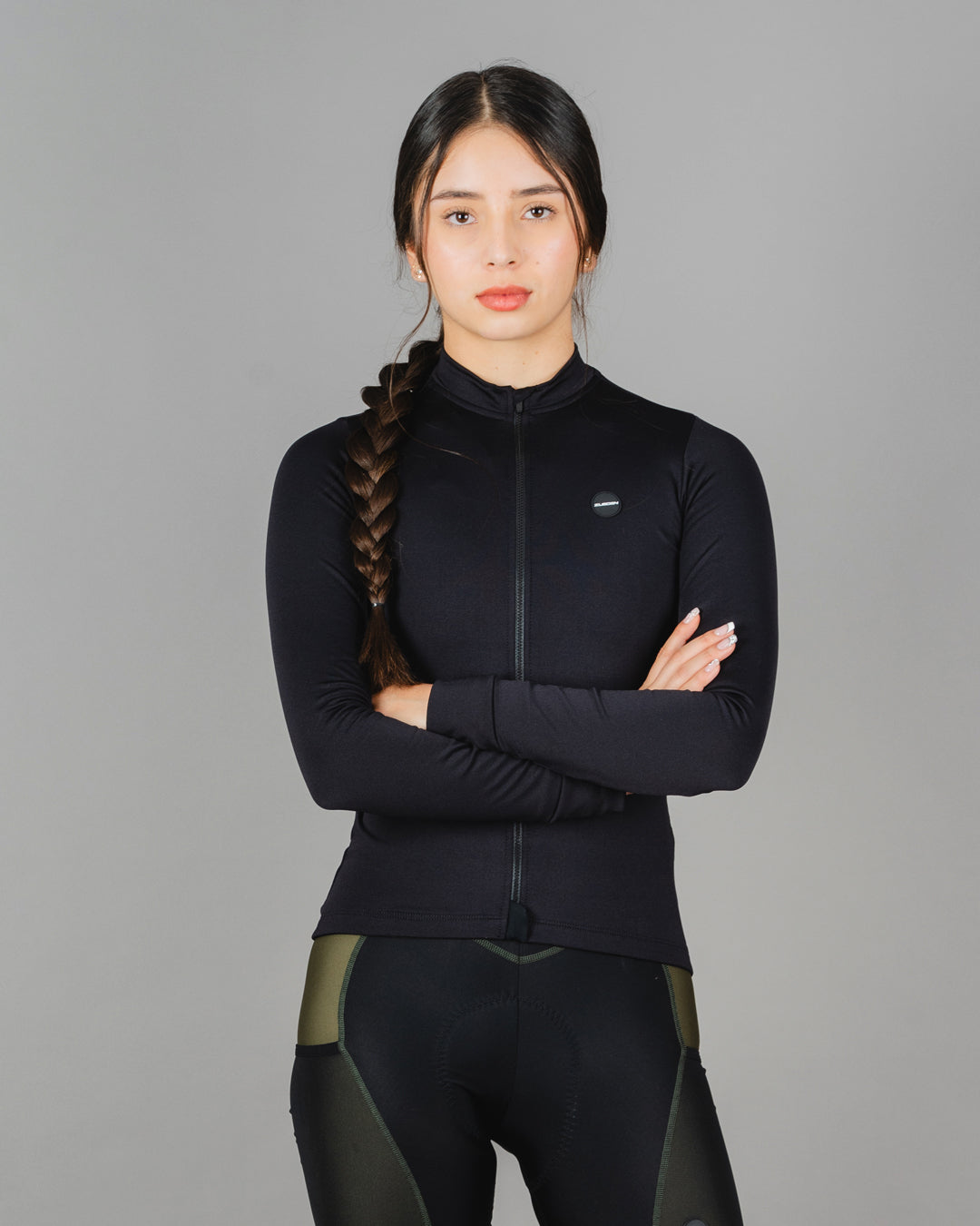 Chaqueta Ciclismo Térmica Basic Negro Dama