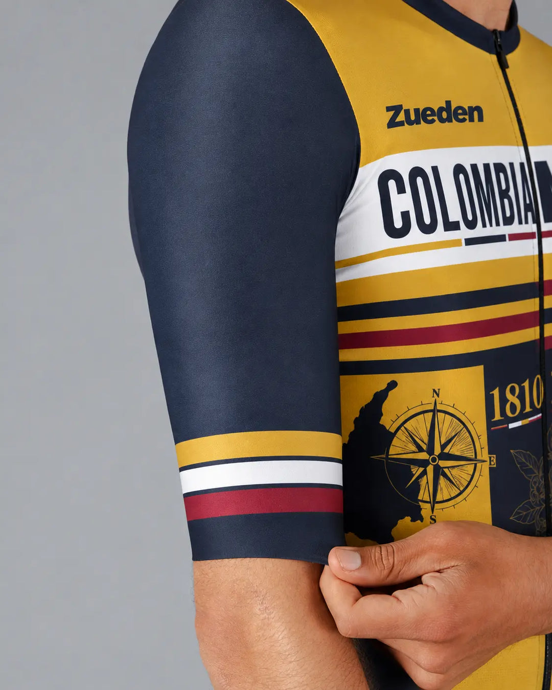 Jersey de Ciclismo Hombre Manga corta Colombia 1810