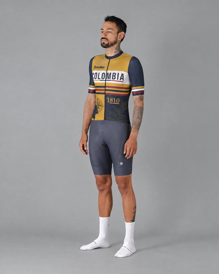 Jersey de Ciclismo Hombre Manga corta Colombia 1810