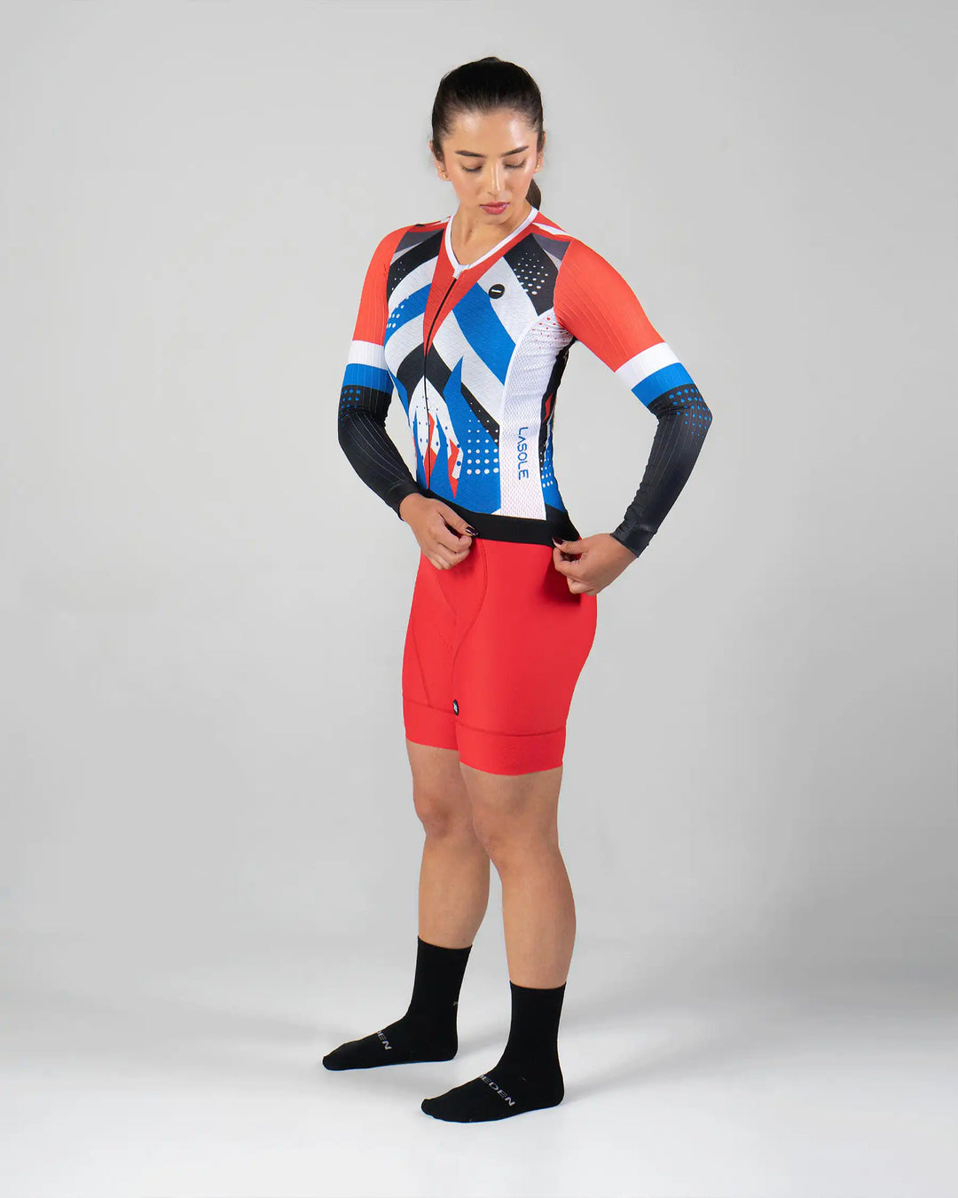 Jersey Ciclismo Manga larga dama Aire y Fuego x La sole