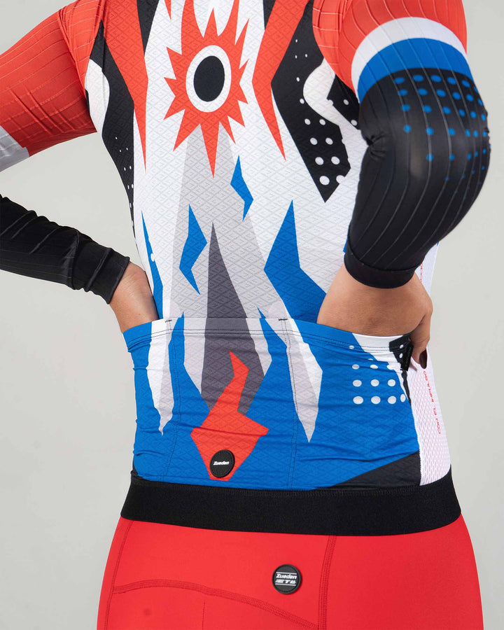 Jersey Ciclismo Manga larga dama Aire y Fuego x La sole
