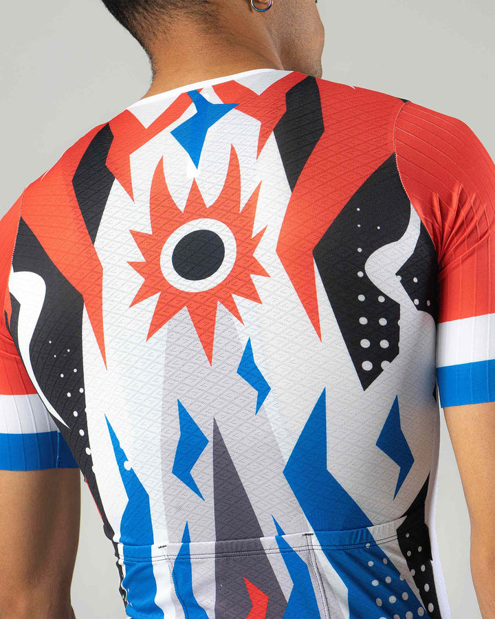 Jersey Ciclismo Manga Corta Hombre Aire y Fuego x La sole