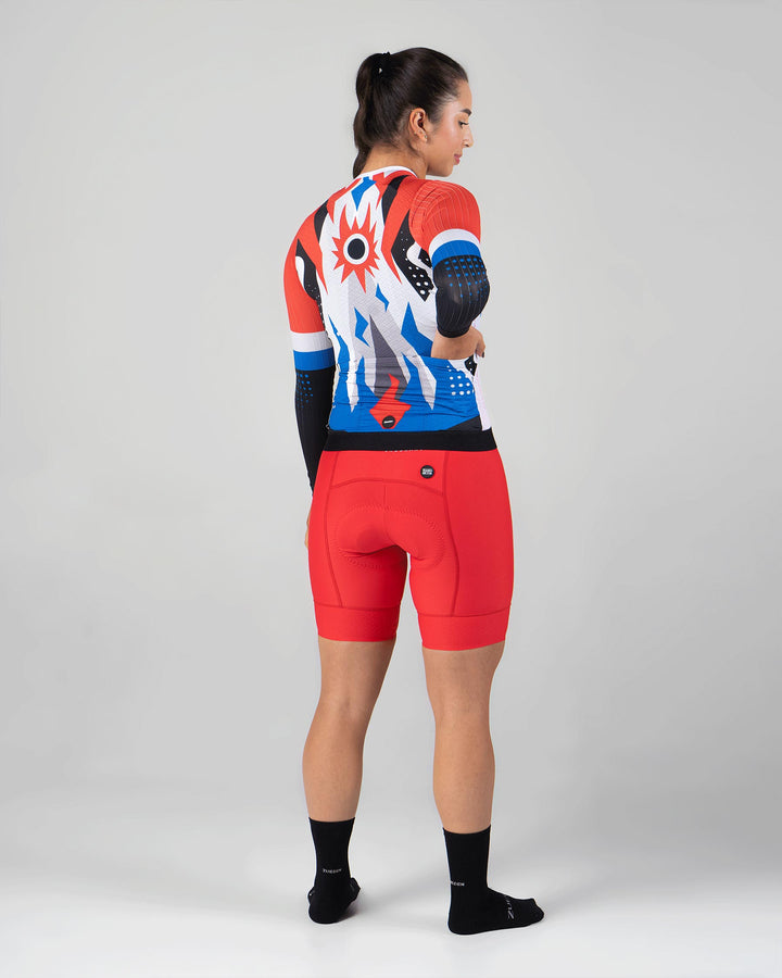 Jersey Ciclismo Manga larga dama Aire y Fuego x La sole