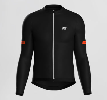 Jersey de Ciclismo Hombre Manga Larga Flame