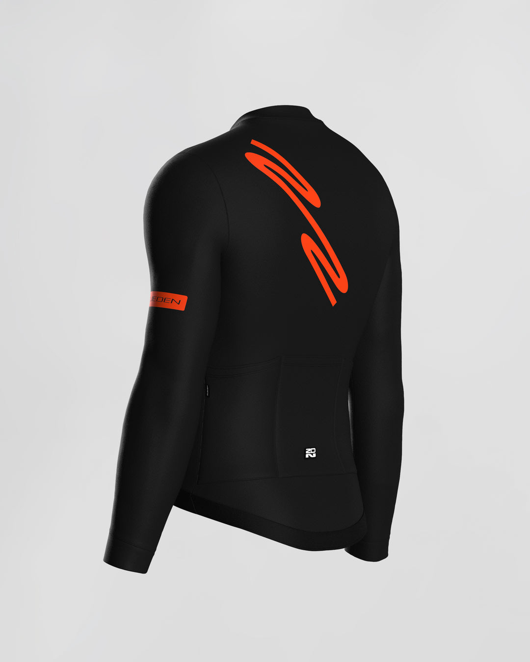 Jersey de Ciclismo Hombre Manga Larga Flame