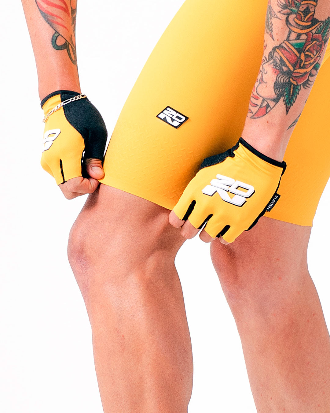 Guantes Ciclismo Negros Detalle Reflectivo