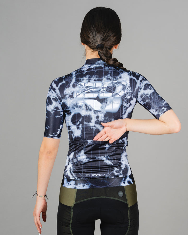 Jersey de Ciclismo Dama Manga Corta Dark