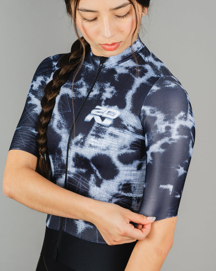 Jersey de Ciclismo Dama Manga Corta Dark
