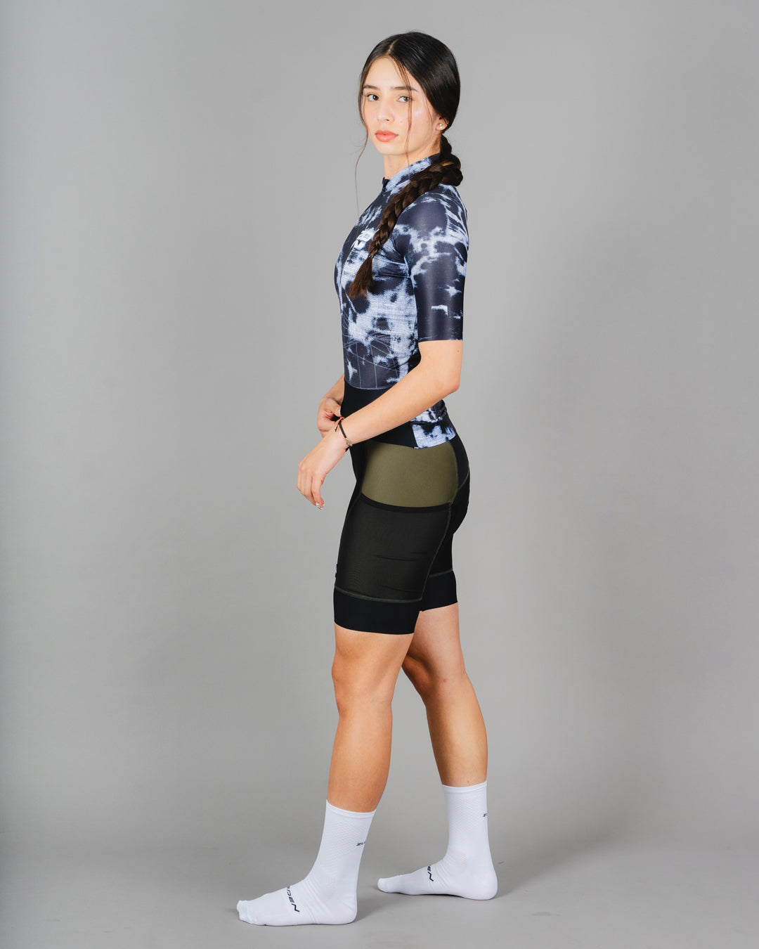 Jersey de Ciclismo Dama Manga Corta Dark