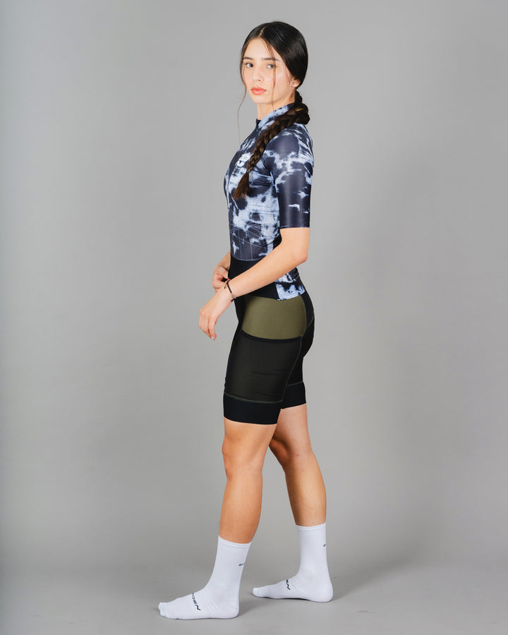 Jersey de Ciclismo Dama Manga Corta Dark