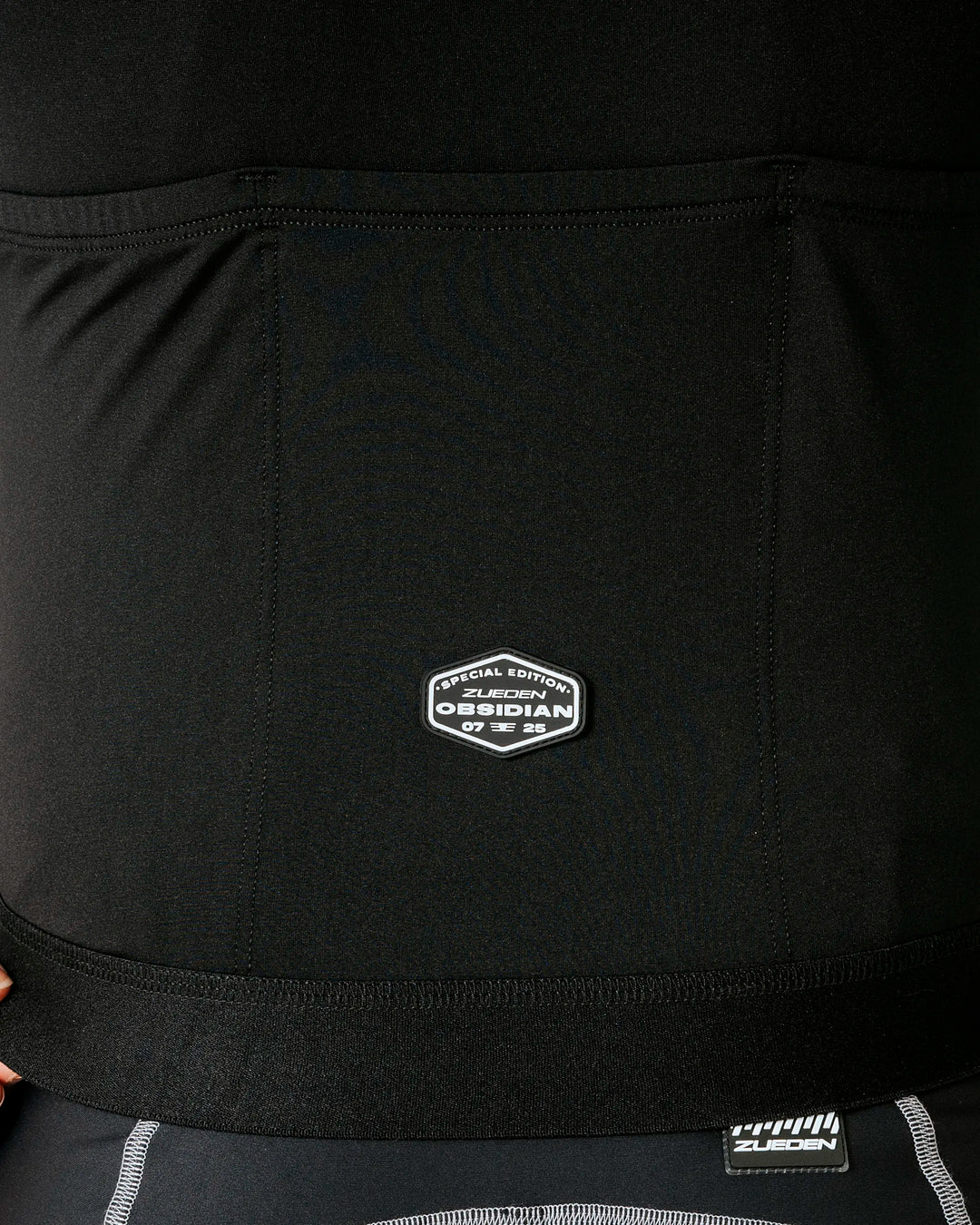 Jersey de Ciclismo Hombre Manga Corta Negro Carbonite