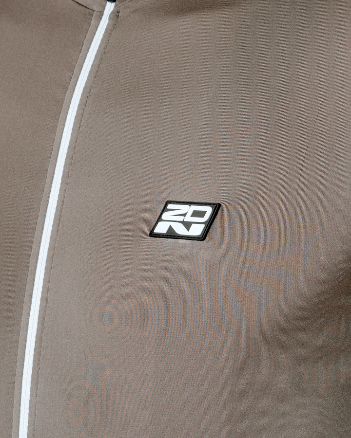 Jersey de Ciclismo Hombre Manga Corta Gris Phantom