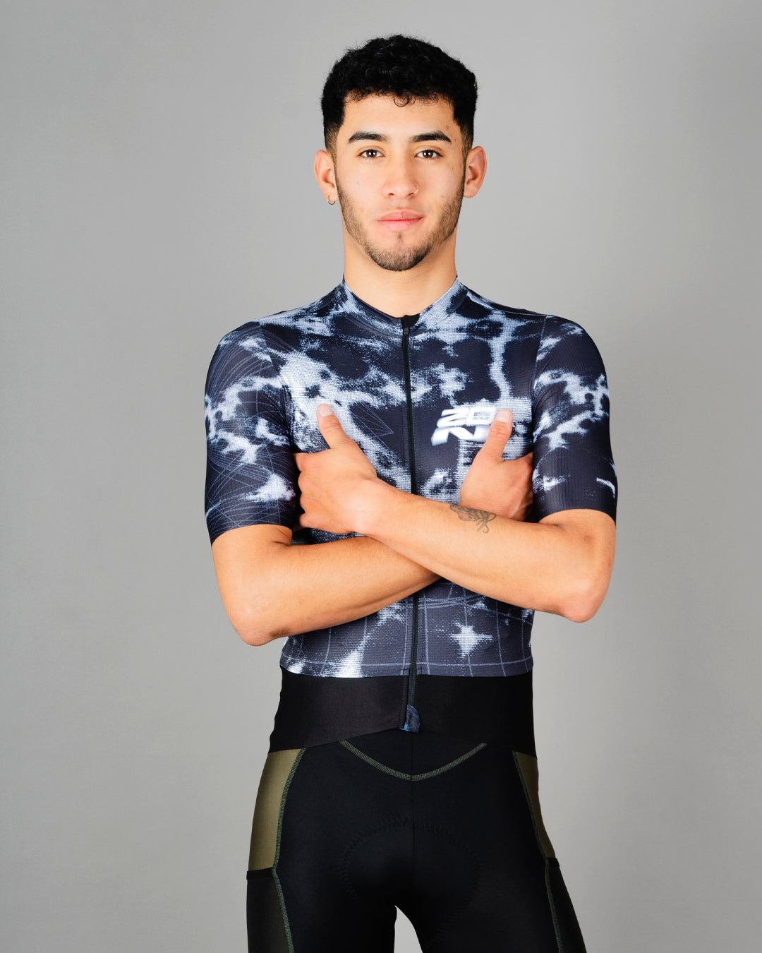 Jersey de Ciclismo Hombre Manga Corta Dark