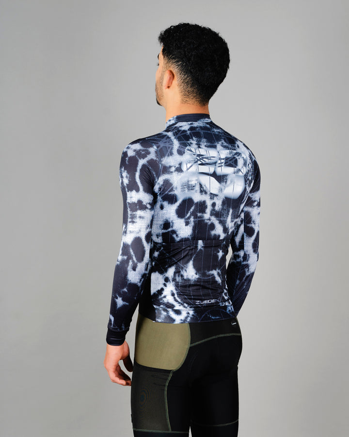 Jersey de Ciclismo Hombre Manga Larga Dark