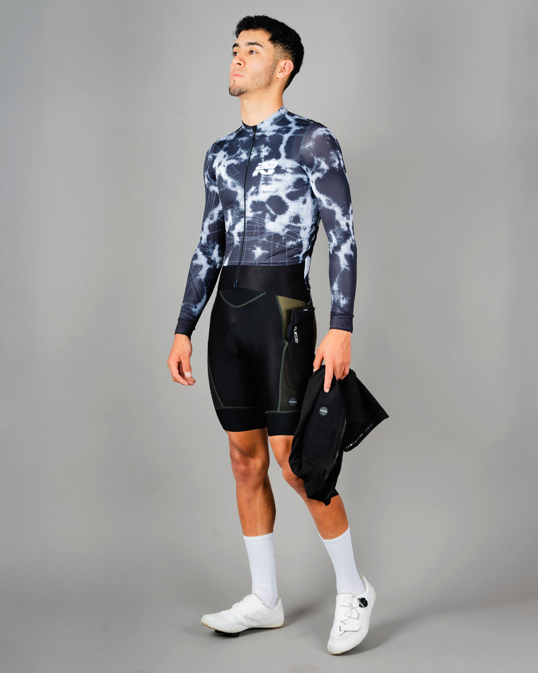 Jersey de Ciclismo Hombre Manga Larga Dark