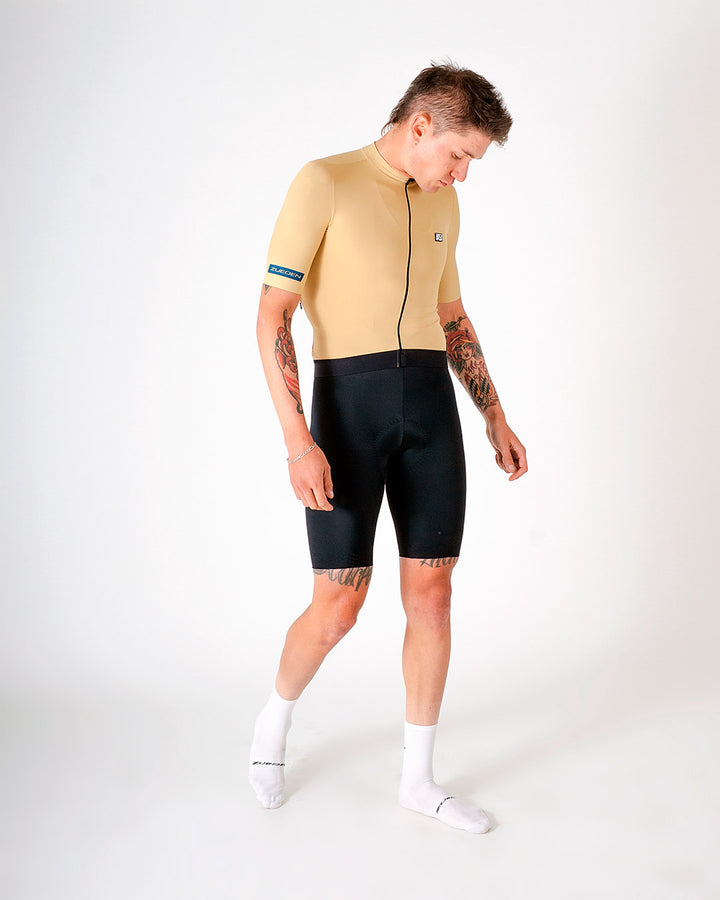 Jersey de Ciclismo Hombre Manga Corta Pulse Amarillo